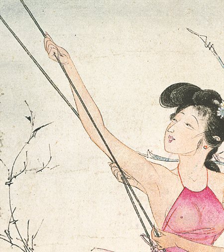 兴仁县-胡也佛的仕女画和最知名的金瓶梅秘戏图